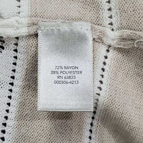 Christopher & Banks Large Tan Cardigan Sweater - Picture 7 of 8